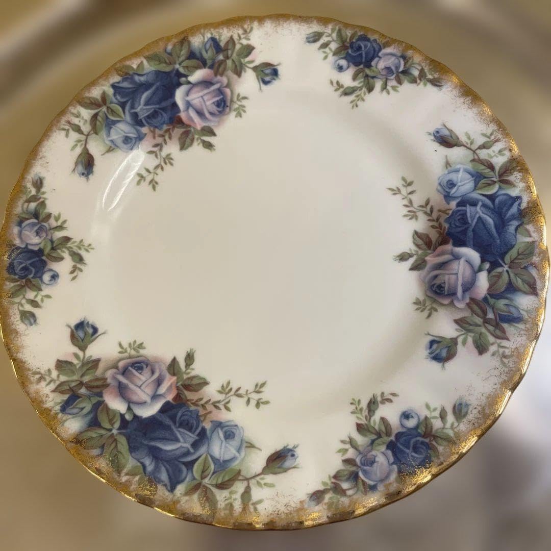 ロイヤルアルバートムーンライトローズプレート（ディナー）5枚入26cm